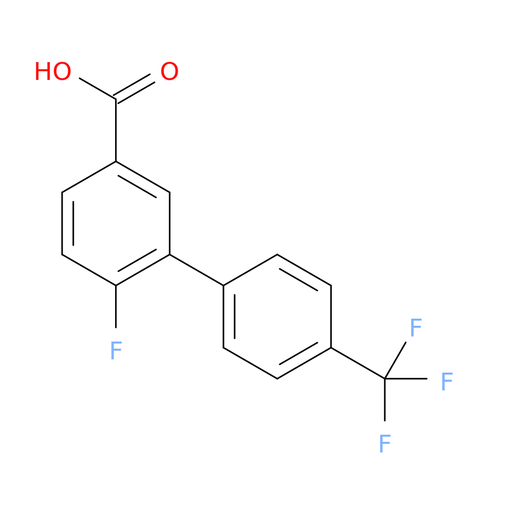 4-Fluoro-3-(4-trifluoromethylphenyl)benzoic acid