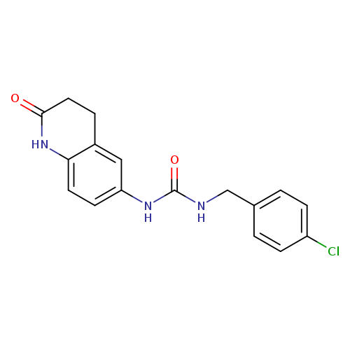 1-[(4-chlorophenyl)methyl]-3-(2-oxo-1,2,3,4-tetrahydroquinolin-6-yl)urea