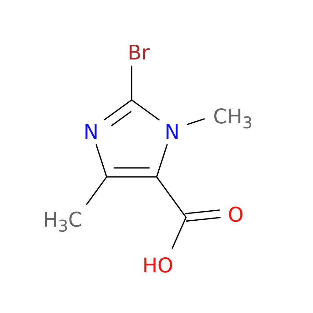 2-Bromo-1,4-dimethyl-1H-imidazole-5-carboxylic acid