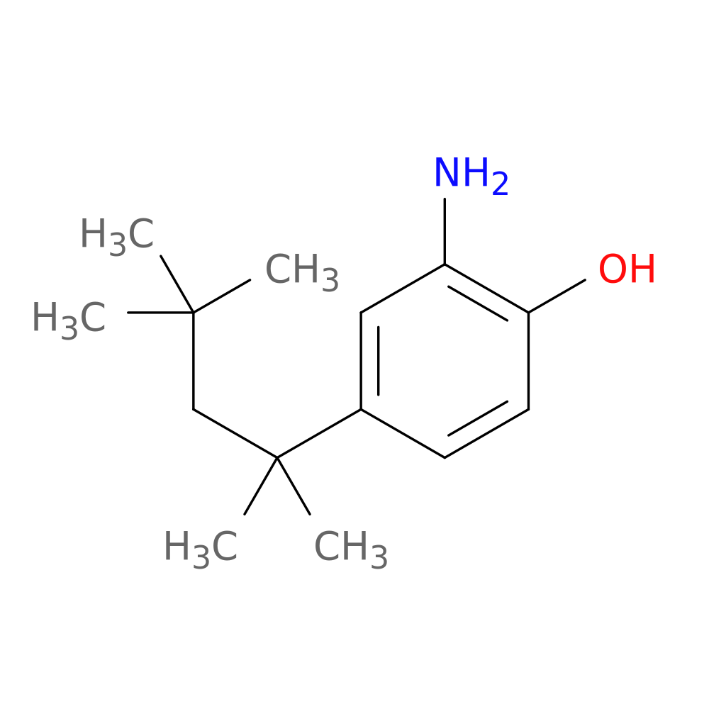 2-Amino-4-(2,4,4-trimethylpentan-2-yl)phenol