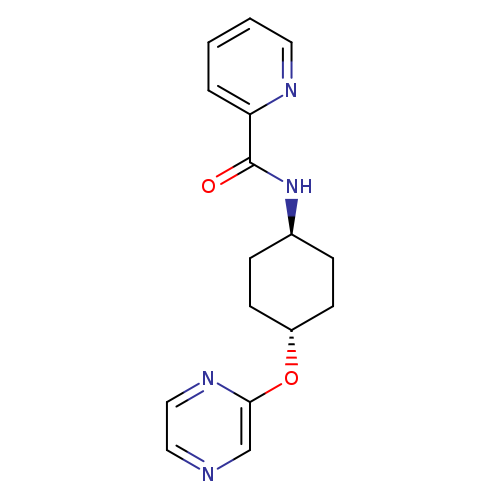 N-[(1r,4r)-4-(pyrazin-2-yloxy)cyclohexyl]pyridine-2-carboxamide