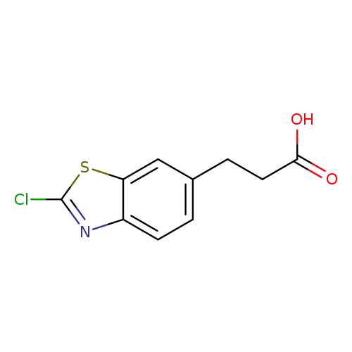 3-(2-chloro-1,3-benzothiazol-6-yl)propanoic acid