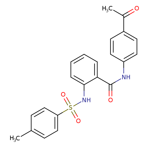 N-(4-acetylphenyl)-2-(4-methylbenzenesulfonamido)benzamide