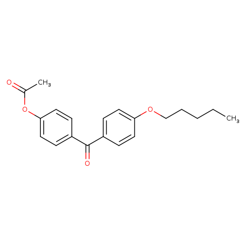4-Acetoxy-4'-pentyloxybenzophenone