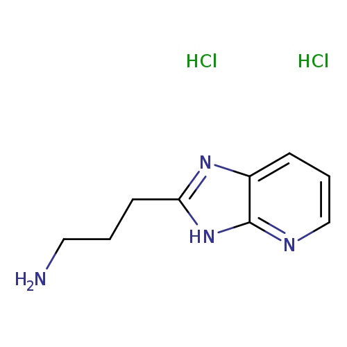 3-{3H-imidazo[4,5-b]pyridin-2-yl}propan-1-amine dihydrochloride