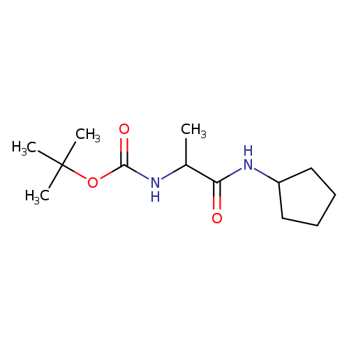 N-Cyclopentyl 2-(BOC-amino)propanamide