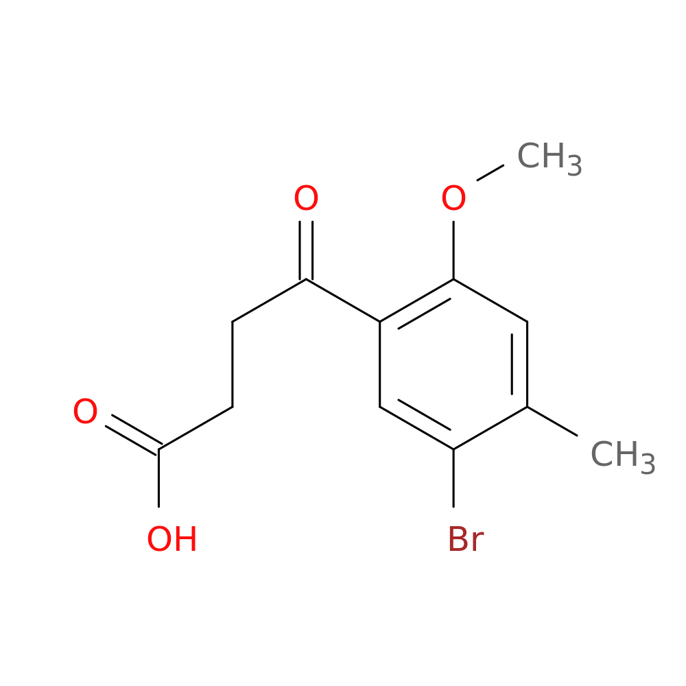 4-(5-bromo-2-methoxy-4-methylphenyl)-4-oxobutanoic acid