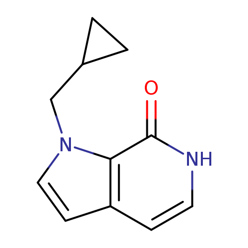 1-(Cyclopropylmethyl)-1,6-dihydro-7h-pyrrolo[2,3-c]pyridin-7-one