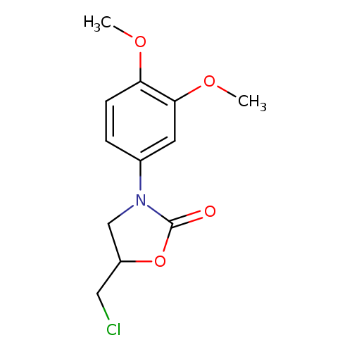 5-(Chloromethyl)-3-(3,4-dimethoxyphenyl)-1,3-oxazolidin-2-one
