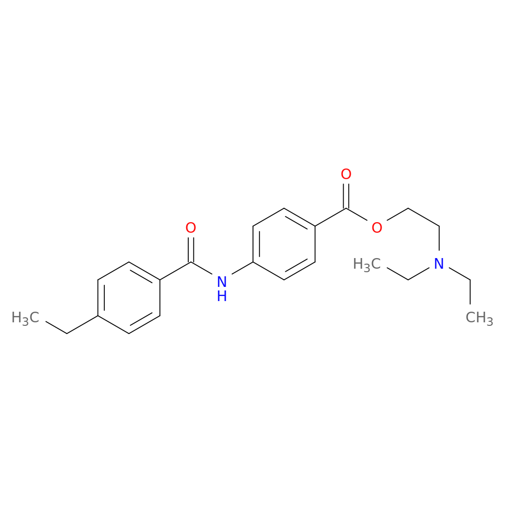 2-(diethylamino)ethyl 4-[(4-ethylbenzoyl)amino]benzoate