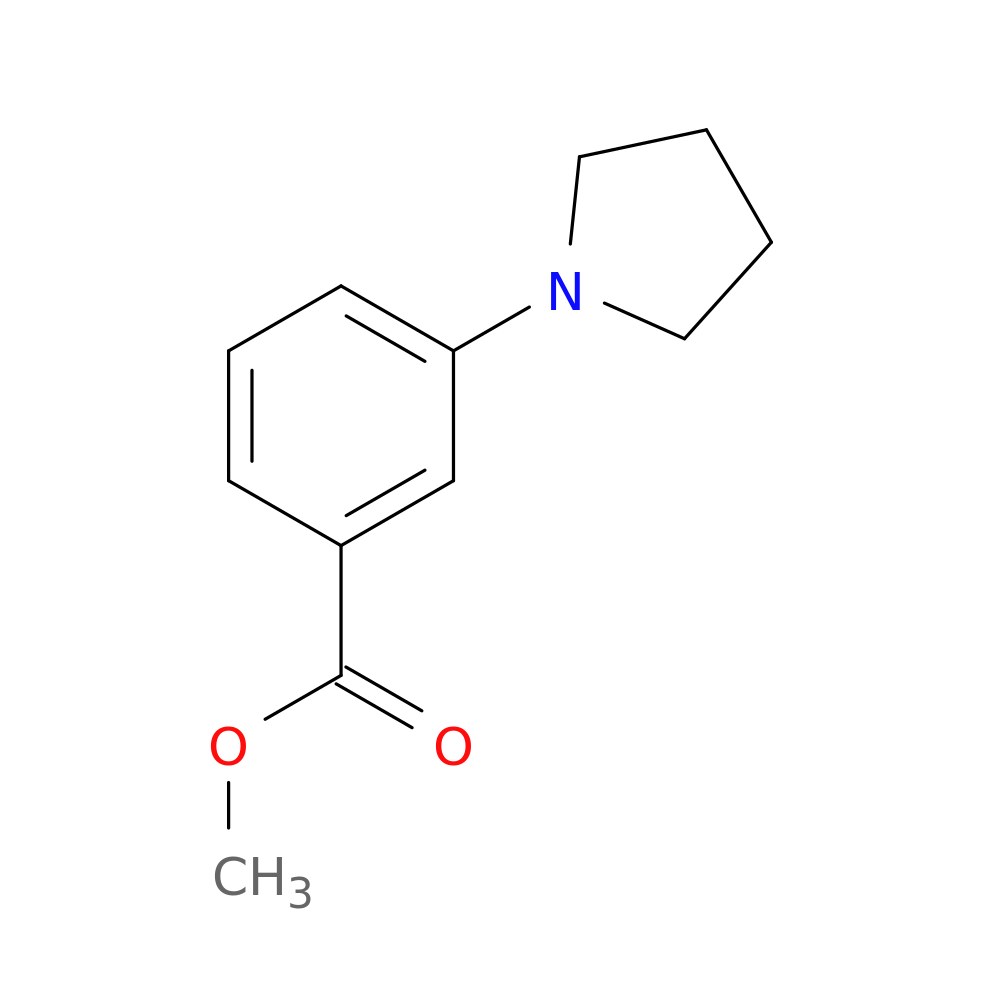 3-Pyrrolidin-1-yl-benzoic acid methyl ester