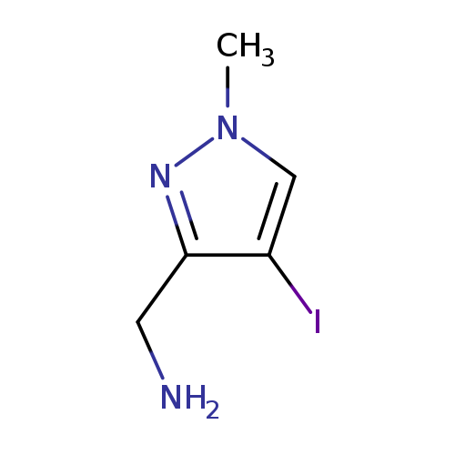 (4-Iodo-1-methyl-1H-pyrazol-3-yl)methanamine