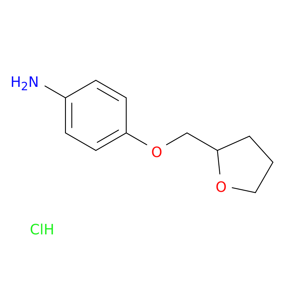 4-[(oxolan-2-yl)methoxy]aniline hydrochloride