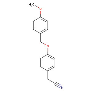 Benzeneacetonitrile, 4-[(4-methoxyphenyl)methoxy]-