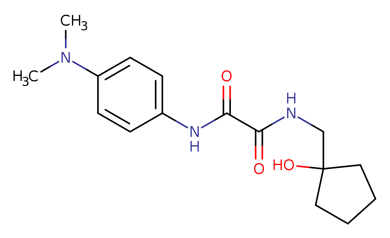 N'-[4-(dimethylamino)phenyl]-N-[(1-hydroxycyclopentyl)methyl]ethanediamide