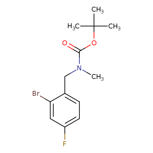 tert-Butyl 2-bromo-4-fluorobenzyl(methyl)carbamate