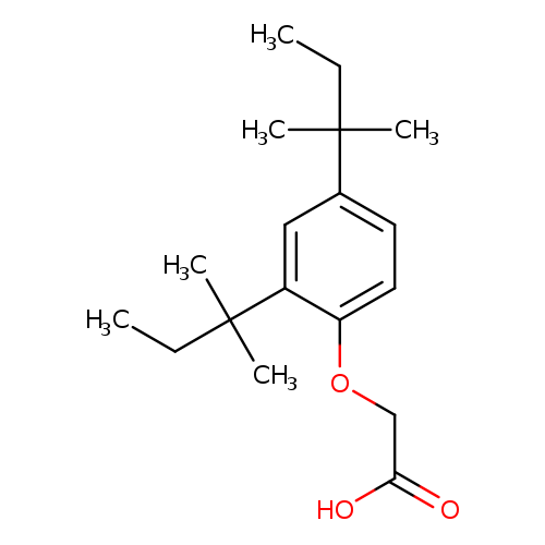2-[2,4-bis(2-methylbutan-2-yl)phenoxy]acetic acid