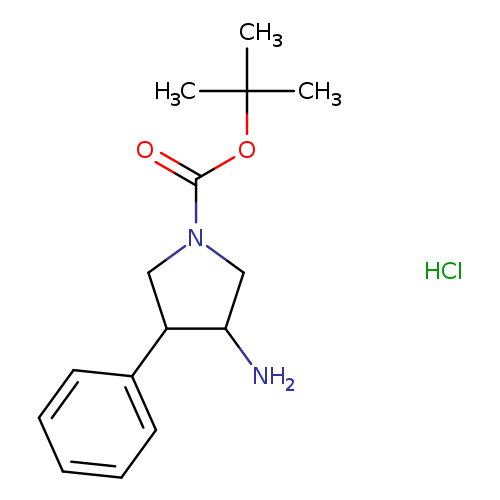tert-Butyl 3-amino-4-phenylpyrrolidine-1-carboxylate hydrochloride