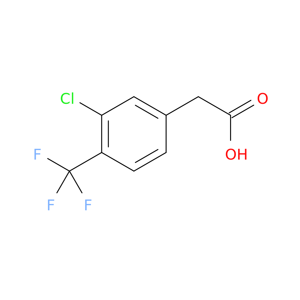 2-(3-Chloro-4-(trifluoromethyl)phenyl)acetic acid