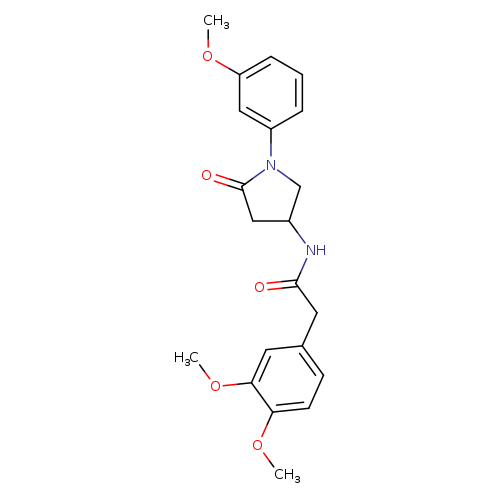 2-(3,4-dimethoxyphenyl)-N-[1-(3-methoxyphenyl)-5-oxopyrrolidin-3-yl]acetamide
