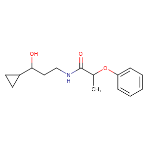 N-(3-cyclopropyl-3-hydroxypropyl)-2-phenoxypropanamide