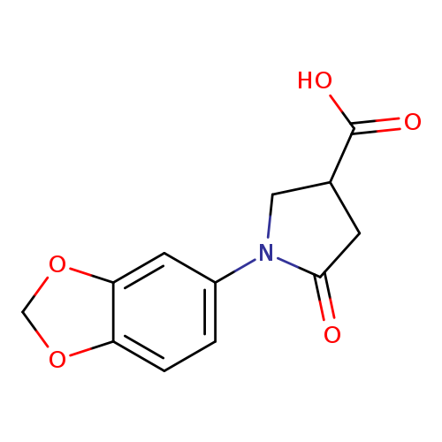 1-(1,3-Benzodioxol-5-yl)-5-oxopyrrolidine-3-carboxylic acid