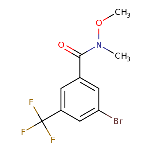 3-Bromo-N-methoxy-N-methyl-5-(trifluoromethyl)benzamide