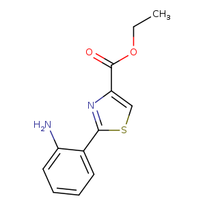 2-(2-AMINO-PHENYL)-THIAZOLE-4-CARBOXYLIC ACID ETHYL ESTER
