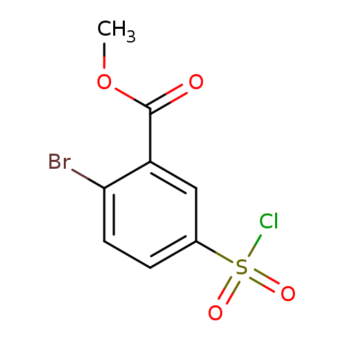 methyl 2-bromo-5-(chlorosulfonyl)benzoate