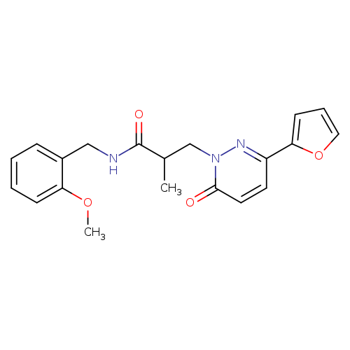 3-[3-(furan-2-yl)-6-oxo-1,6-dihydropyridazin-1-yl]-N-[(2-methoxyphenyl)methyl]-2-methylpropanamide