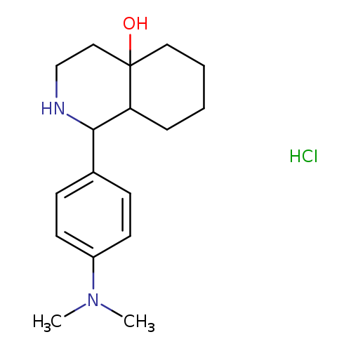 1-[4-(Dimethylamino)phenyl]octahydro-4a(2h)-isoquinolinol hydrochloride