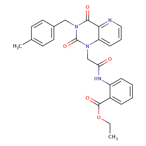 ethyl 2-(2-{3-[(4-methylphenyl)methyl]-2,4-dioxo-1H,2H,3H,4H-pyrido[3,2-d]pyrimidin-1-yl}acetamido)benzoate