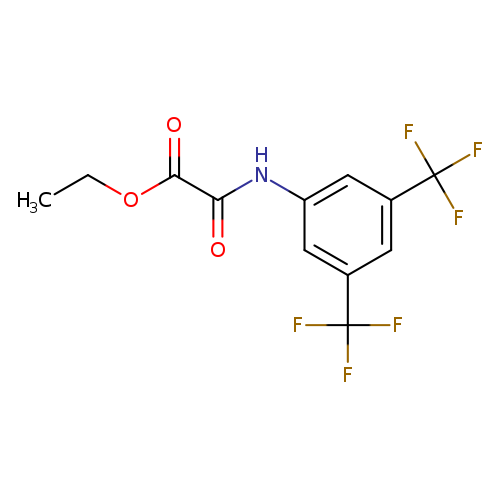 ethyl 2-[3,5-di(trifluoromethyl)anilino]-2-oxoacetate