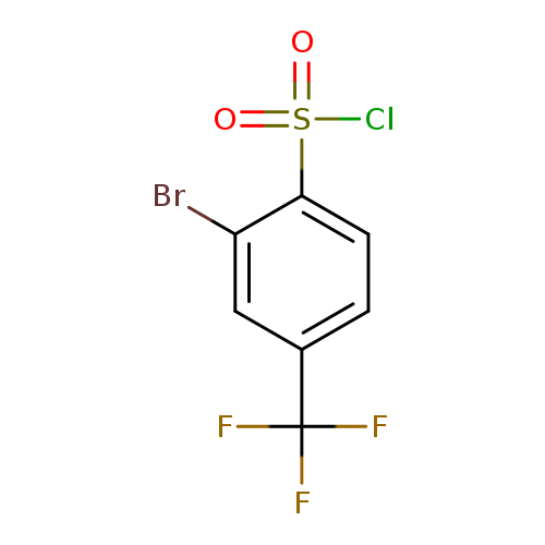 2-Bromo-4-(trifluoromethyl)benzene-1-sulfonyl chloride
