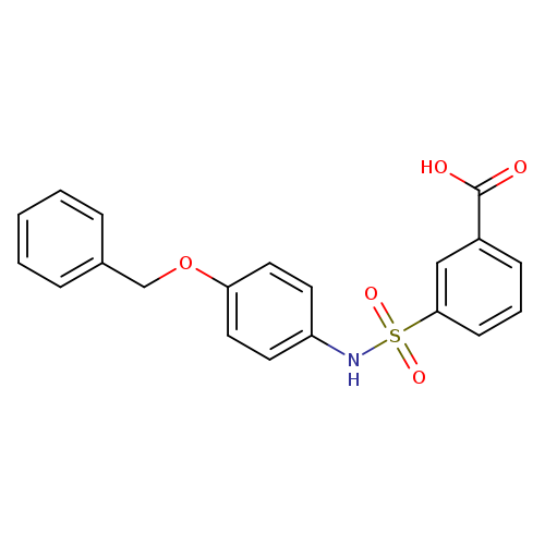 3-(N-(4-(Benzyloxy)phenyl)sulfamoyl)benzoic acid