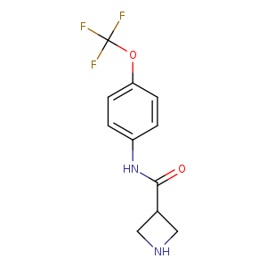 N-[4-(trifluoromethoxy)phenyl]azetidine-3-carboxamide
