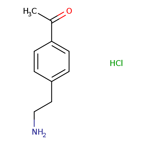 1-[4-(2-aminoethyl)phenyl]ethan-1-one hydrochloride