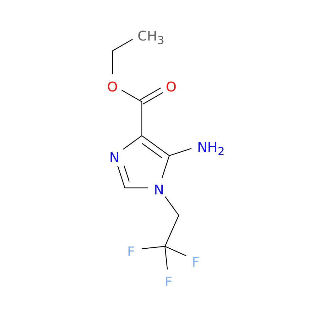 ethyl 5-amino-1-(2,2,2-trifluoroethyl)-1H-imidazole-4-carboxylate