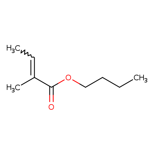 2-Butenoic acid,2-methyl-, butyl ester, (2E)-