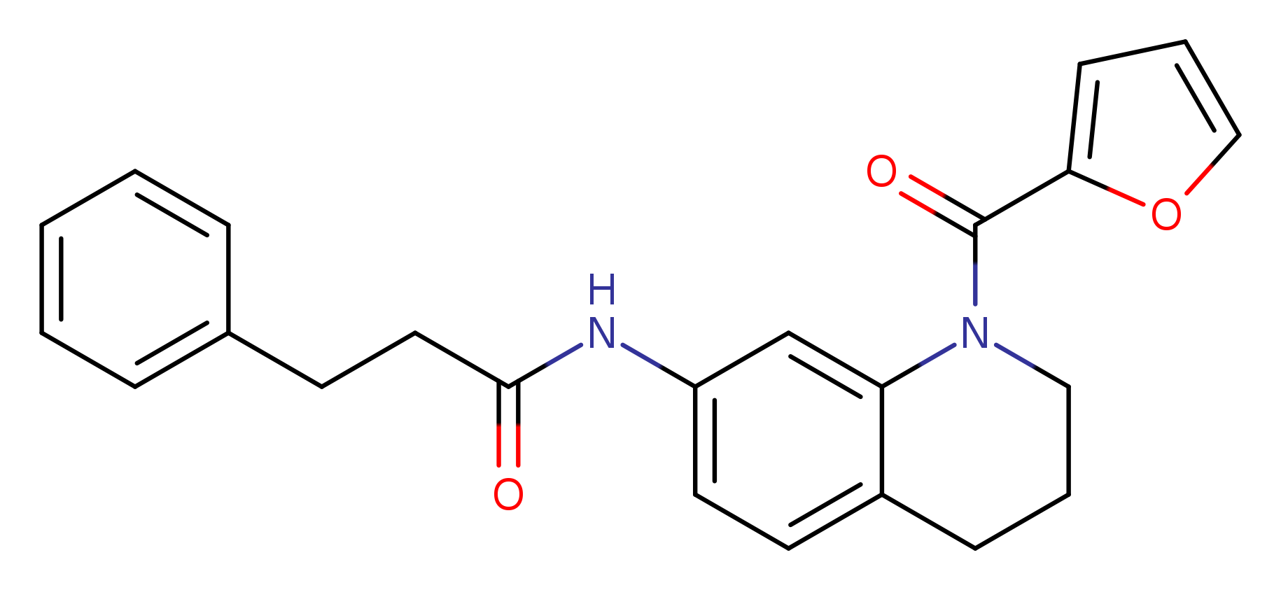 N-[1-(furan-2-carbonyl)-1,2,3,4-tetrahydroquinolin-7-yl]-3-phenylpropanamide