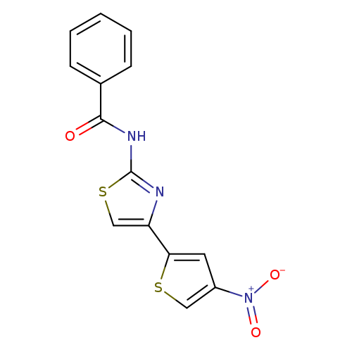 N-[4-(4-nitrothiophen-2-yl)-1,3-thiazol-2-yl]benzamide