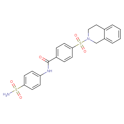N-(4-sulfamoylphenyl)-4-(1,2,3,4-tetrahydroisoquinoline-2-sulfonyl)benzamide