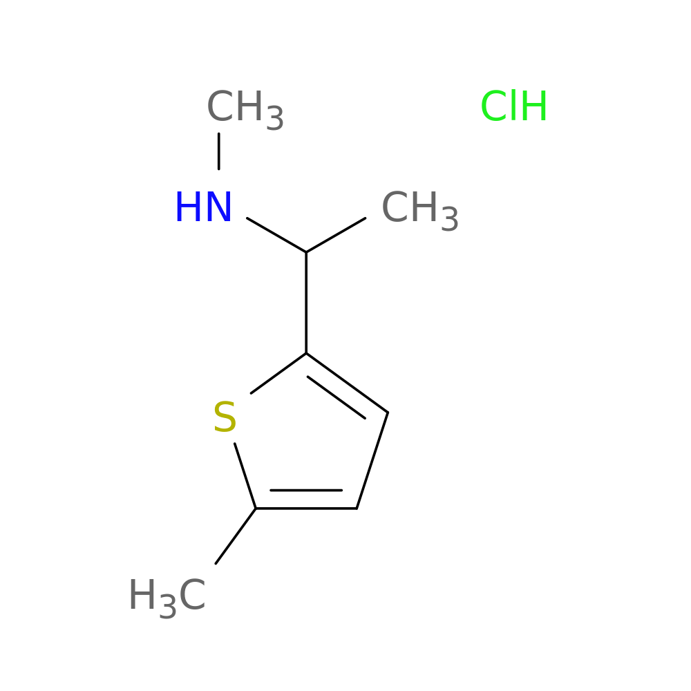 methyl[1-(5-methylthiophen-2-yl)ethyl]amine hydrochloride