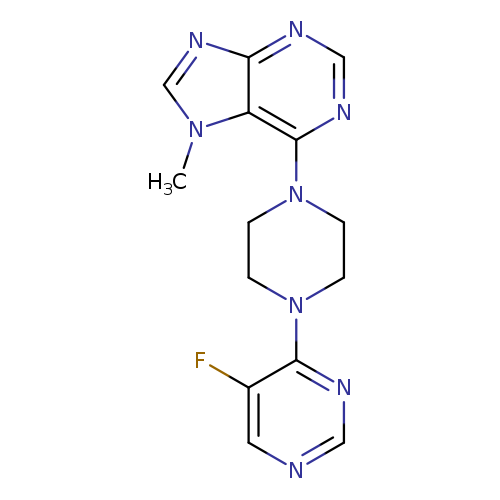 6-[4-(5-fluoropyrimidin-4-yl)piperazin-1-yl]-7-methyl-7H-purine