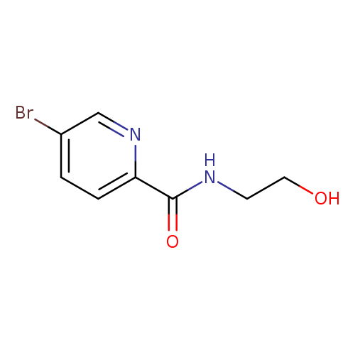 5-bromo-N-(2-hydroxyethyl)pyridine-2-carboxamide