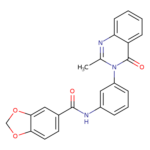 N-[3-(2-methyl-4-oxo-3,4-dihydroquinazolin-3-yl)phenyl]-2H-1,3-benzodioxole-5-carboxamide
