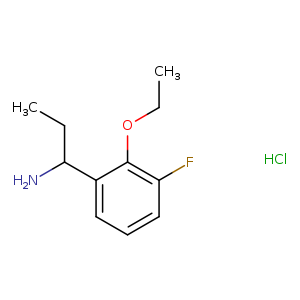 1-(2-Ethoxy-3-fluoro-phenyl)-propylamine hydrochloride