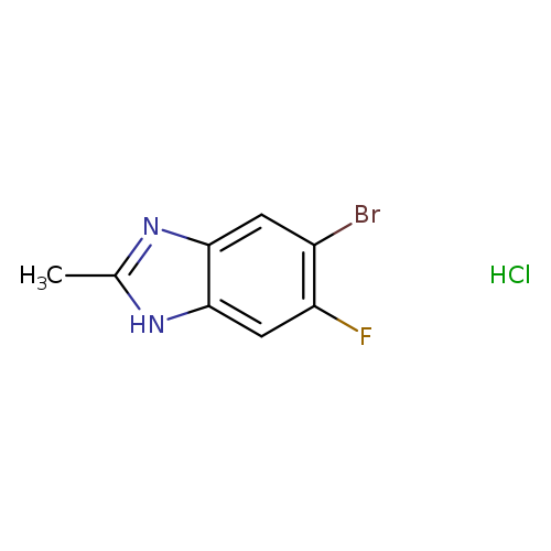 5-Bromo-6-fluoro-2-methylbenzodiazole HCl