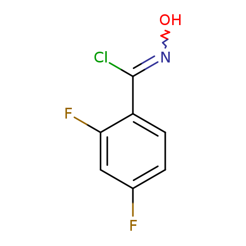 Benzenecarboximidoyl chloride, 2,4-difluoro-N-hydroxy-