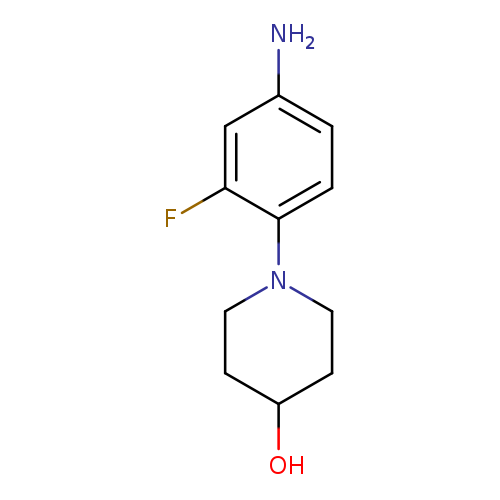 1-(4-Amino-2-fluorophenyl)piperidin-4-ol